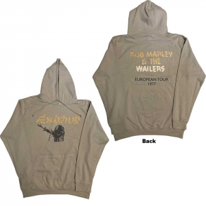 Bob Marley - Exodus Mic Wailers Tour 77 Sand Hoodie  in the group OTHER / Övrigt /  at Bengans Skivbutik AB (5552095r)