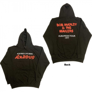Bob Marley - Exodus Wailers Eur Tour  77 Bl Hoodie  in the group OTHER / Övrigt /  at Bengans Skivbutik AB (5552096r)