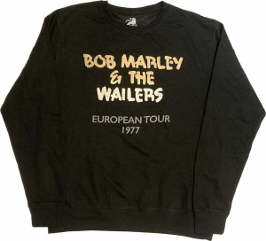 Bob Marley - Wailers European Tour  77 Bl Sweatshirt in the group OTHER / Övrigt /  at Bengans Skivbutik AB (5552099r)