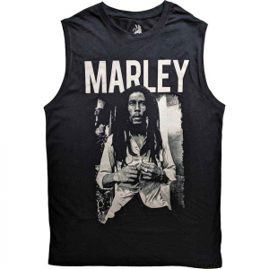 Bob Marley - Marley B&W Uni Bl Tank Shirt  in the group OTHER / Övrigt /  at Bengans Skivbutik AB (5552101r)