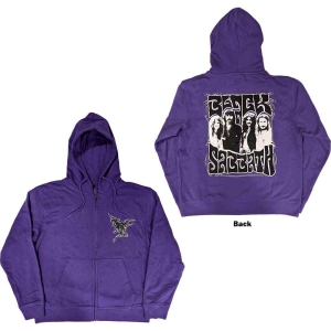 Black Sabbath - Henry Pocket Logo Purp Zip Hoodie  in the group OTHER / Övrigt /  at Bengans Skivbutik AB (5552143r)