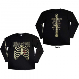 Cradle Of Filth - Skeleton Uni Bl Long Sleeve in the group MERCHANDISE / Hoodies / Hårdrock at Bengans Skivbutik AB (5552147r)