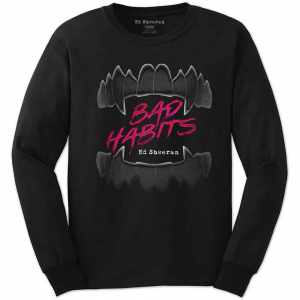 Ed Sheeran - Bad Habits Uni Bl Long Sleeve  in the group OTHER / Övrigt /  at Bengans Skivbutik AB (5552168r)