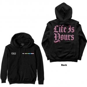 Foals - Life Is Yours Text Uni Bl Hoodie  in the group OTHER / Övrigt /  at Bengans Skivbutik AB (5552554r)