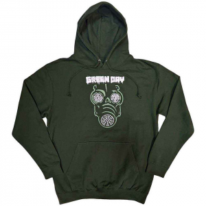 Green Day - Green Mask Uni Green Hoodie in the group OTHER / Övrigt / at Bengans Skivbutik AB (5552561r)
