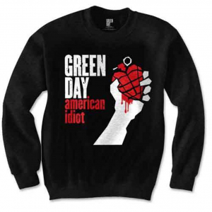 Green Day - American Idiot Uni Bl Sweatshirt  in the group MERCHANDISE / Sweatshirt / Punk at Bengans Skivbutik AB (5552566r)