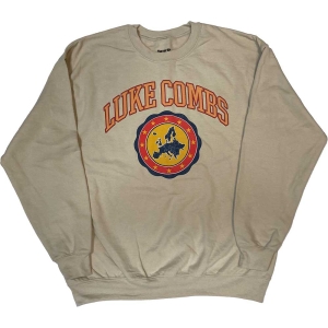 Luke Combs - Tour  23 Europe Map Natrl Sweatshirt in the group MERCHANDISE / Sweatshirt / Country at Bengans Skivbutik AB (5553195r)