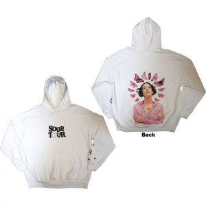 Olivia Rodrigo - Butterfly Halo Uni Wht Hoodie  in the group OTHER / Övrigt /  at Bengans Skivbutik AB (5553917r)