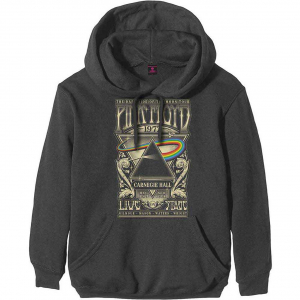 Pink Floyd - Carnegie Hall Poster Char Hoodie in the group OTHER / Övrigt /  at Bengans Skivbutik AB (5553934r)