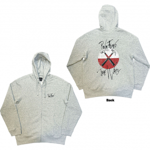 Pink Floyd The Wall - Wall Hammers Logo Grey Zip Hoodie  in the group OTHER / Övrigt /  at Bengans Skivbutik AB (5553977r)