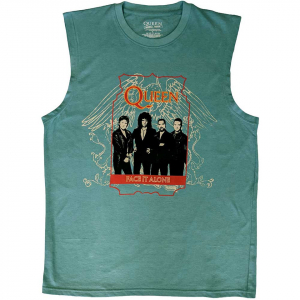 Queen - Face It Alone Green Tank Top  in the group OTHER / Övrigt /  at Bengans Skivbutik AB (5554115r)