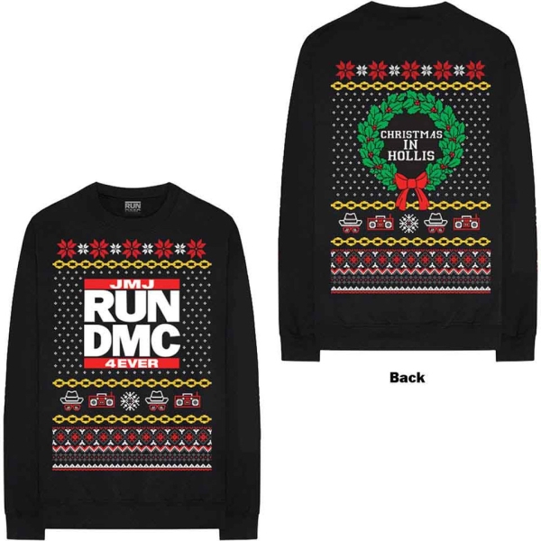Run Dmc - Holiday Uni Bl Sweatshirt in the group MERCHANDISE / Sweatshirt / at Bengans Skivbutik AB (5554666r)