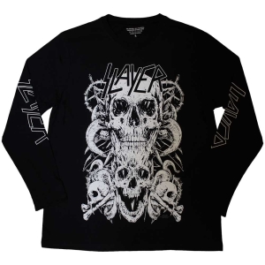 Slayer - White Skulls Uni Bl Longsleeve  in the group MERCHANDISE / T-shirt / Heavy Metal at Bengans Skivbutik AB (5554920r)