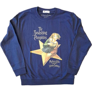 Smashing Pumpkins - Mellon Collie Uni Navy Sweatshirt  in the group MERCHANDISE / Sweatshirt / Pop-Rock at Bengans Skivbutik AB (5555357r)
