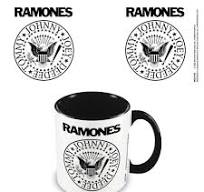 The Ramones  - Logo Black Coloured-Inner Mug in the group MERCHANDISE / Mug / Punk at Bengans Skivbutik AB (5556238)