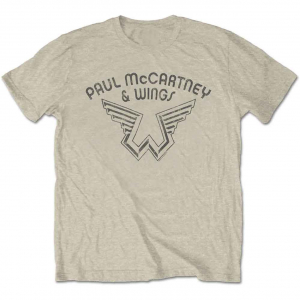 Paul Mccartney Wings - Wings Logo Natrl T-Shirt in the group OTHER / Övrigt /  at Bengans Skivbutik AB (5556662r)