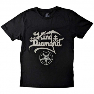 King Diamond - Logo Uni Bl T-Shirt in the group OTHER / Övrigt / at Bengans Skivbutik AB (5556751r)