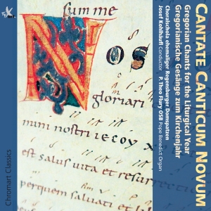 Choralschola Regensburger Domspatze - Cantate Canticum Novum - Gregoriani in the group CD / Klassiskt at Bengans Skivbutik AB (5557830)