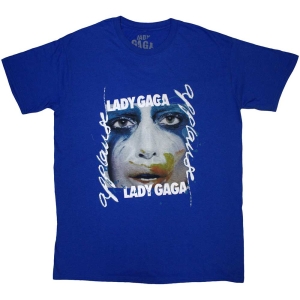 Lady Gaga - Artpop Facepaint Uni Blue T-Shirt  (M) in the group MERCHANDISE / T-shirt / Pop-Rock at Bengans Skivbutik AB (5562481)
