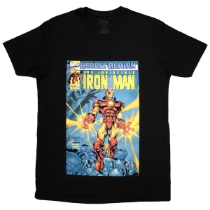 Marvel - Invincible Iron Man Cover Bl T-Shirt in the group MERCHANDISE / T-shirt / Soundtrack at Bengans Skivbutik AB (5562550r)