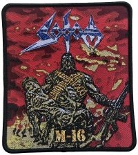 Sodom - Patch M-16 Black Border (12,4 X  11 in the group MERCHANDISE / Patch / Heavy Metal at Bengans Skivbutik AB (5562696)
