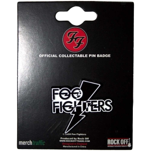 Foo Fighters - Flash Logo Pin Badge in the group MERCHANDISE / Pin-Button Badge / Pop-Rock at Bengans Skivbutik AB (5562880)