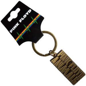 Pink Floyd - Animals Gold Text Logo Keychain in the group MERCHANDISE / Keyring / Pop-Rock at Bengans Skivbutik AB (5562890)