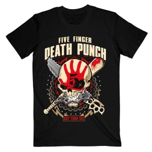 Five Finger Death Punsch - Zombie Kill Uni Bl T-Shirt in the group MERCHANDISE / T-shirt / Heavy Metal at Bengans Skivbutik AB (5563598r)