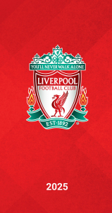 Liverpool Fc - 2025 Slim Diary in the group MERCHANDISE / Merch / Sport at Bengans Skivbutik AB (5563847)
