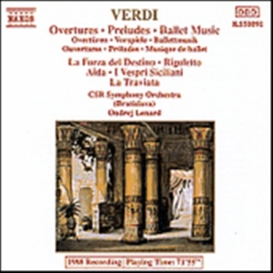 Verdi Giuseppe - Overtures/Preludes/Ballets in the group Externt_Lager /  at Bengans Skivbutik AB (556415)