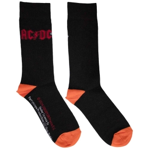 Ac/Dc - Red Logo Uni Bl Socks (Eu 39-45) in the group MERCHANDISE /  /  at Bengans Skivbutik AB (5564487)