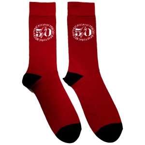 Ac/Dc - 50Th Logo Uni Red Socks (Eu 39-45) in the group MERCHANDISE /  /  at Bengans Skivbutik AB (5564488)