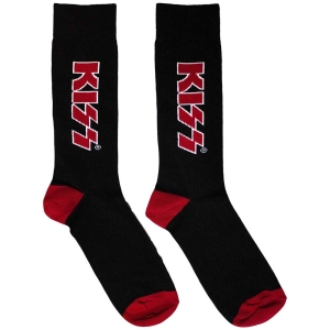 Kiss - Red Logo Uni Bl Socks (Eu 39-45) in the group MERCHANDISE /  /  at Bengans Skivbutik AB (5564501)