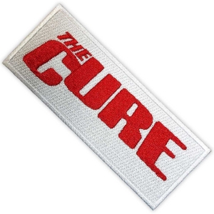 The Cure - Red Logo Woven Patch in the group MERCHANDISE / Patch / Pop-Rock at Bengans Skivbutik AB (5565605)