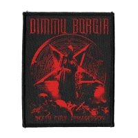 Dimmu Borgir - Patch - Death Cult Armageddon (Red) in the group MERCHANDISE / Patch / Heavy Metal at Bengans Skivbutik AB (5565856)