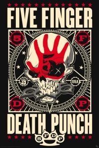 Five Finger Death Punch - Knucklehead Poster  91,5 X 61 Cm in the group MERCHANDISE /  /  at Bengans Skivbutik AB (5566024)