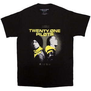Twenty One Pilots - Back To Back Bl T-Shirt in the group MERCHANDISE / T-shirt / Pop-Rock at Bengans Skivbutik AB (5566341r)
