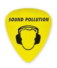 Sound Pollution - Plektrum / Pick Yellow - Sp Logo in the group MERCHANDISE / Accessoarer / Heavy Metal at Bengans Skivbutik AB (5567031)