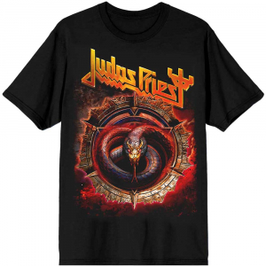 Judas Priest - The Serpent Uni Bl T-Shirt in the group MERCHANDISE / T-shirt / Heavy Metal at Bengans Skivbutik AB (5567532r)
