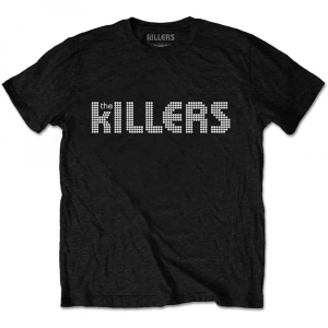  The Killers - Dots Logo Uni Bl T-Shirt in the group MERCHANDISE / T-shirt / Pop-Rock at Bengans Skivbutik AB (5567534r)