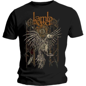 Lamb Of God  - Crow Uni Bl T-Shirt in the group MERCHANDISE / T-shirt / Heavy Metal at Bengans Skivbutik AB (5567535r)