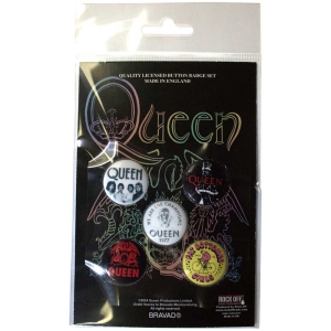 Queen - Fat Bottomed Girls Button Badge Pack in the group MERCHANDISE / Pin-Button Badge / Pop-Rock at Bengans Skivbutik AB (5569299)