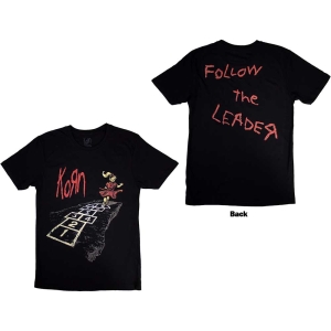 Korn - Follow The Leader Hopscotch Uni Bl in the group MERCHANDISE / T-shirt / Heavy Metal at Bengans Skivbutik AB (5570042r)