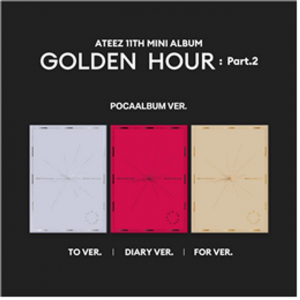 Ateez - Golden Hour : Part 2 (Pocaalbum Ver.) in the group OUR PICKS / Friday Releases / Friday the 29th november 2024 at Bengans Skivbutik AB (5570156)