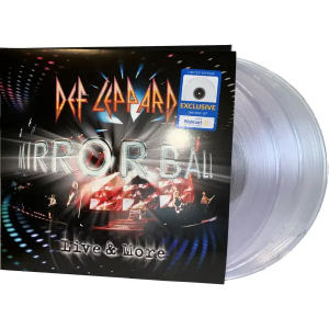 Def Leppard - Mirror Ball-Live & More (Clear Vinyl) in the group VINYL / Hårdrock at Bengans Skivbutik AB (5571971)