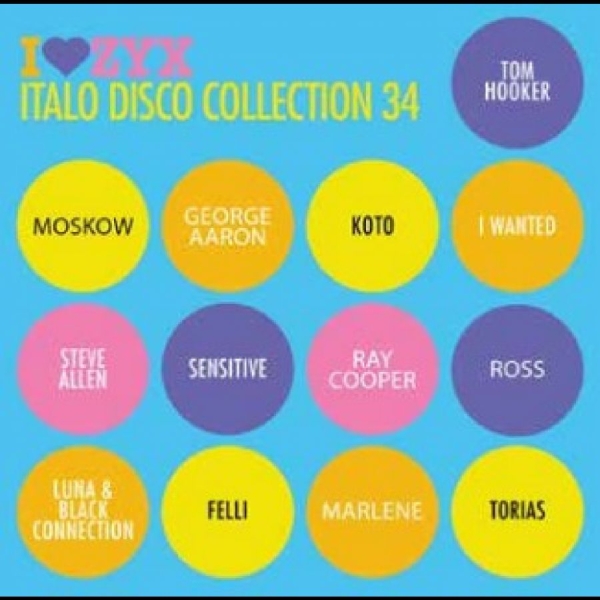 Various Artists - Zyx Italo Disco Collection 34 in the group CD / Bestsellers at Bengans Skivbutik AB (5573356)