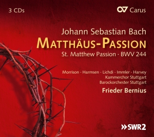 Bach - Matthäus Passion Bwv 244 in the group CD / Klassiskt at Bengans Skivbutik AB (5573838)