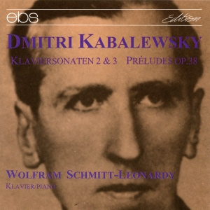 Wolfram Schmitt-Leonardy - Dmitry Kabalevsky - Piano Sonatas N in the group CD / Klassiskt at Bengans Skivbutik AB (5573866)