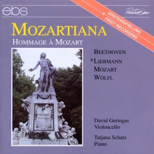 David Geringas Tatjana Schatz - Mozartiana - Hommage À Mozart in the group CD / Klassiskt at Bengans Skivbutik AB (5573882)