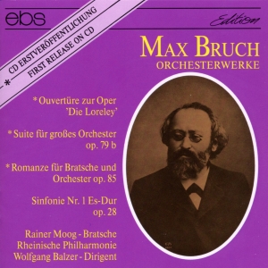 Rainer Moog Wolfgang Balzer Rhein - Max Bruch: Works For Orchestra in the group CD / Klassiskt at Bengans Skivbutik AB (5573894)